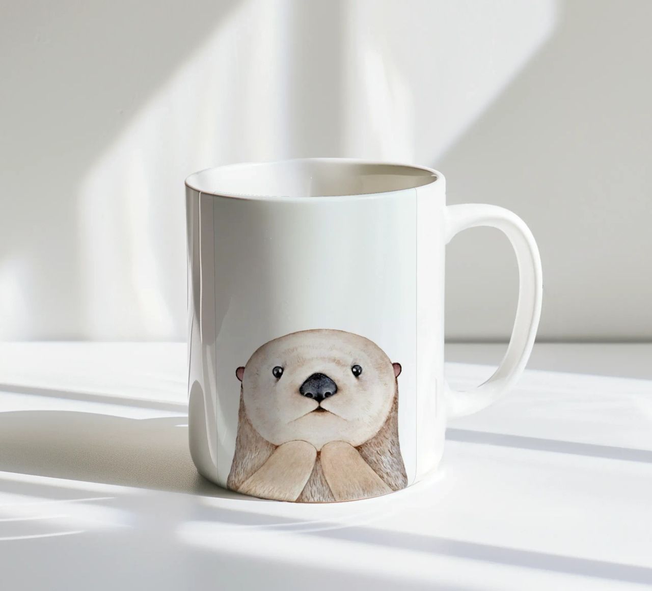 Olle The Otter tazza in ceramica da Little Flourishes