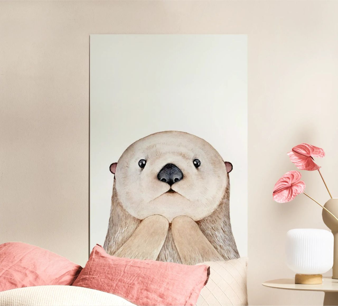 Olle The Otter poster da Little Flourishes