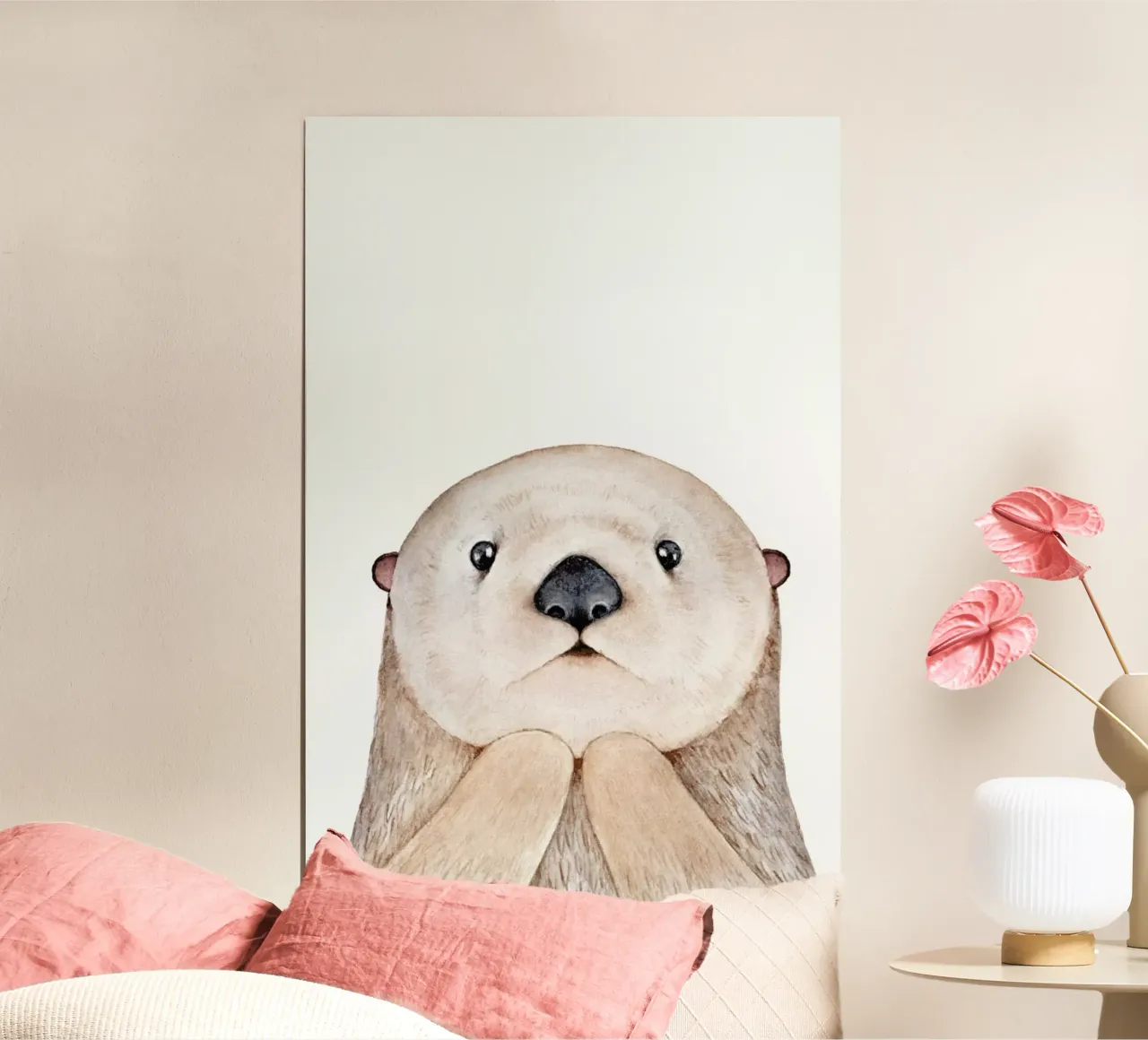 Olle The Otter poster da Little Flourishes