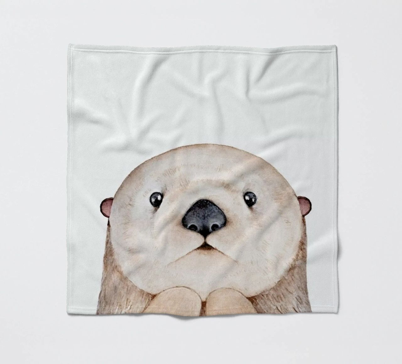 Olle The Otter coperta in pile da Little Flourishes