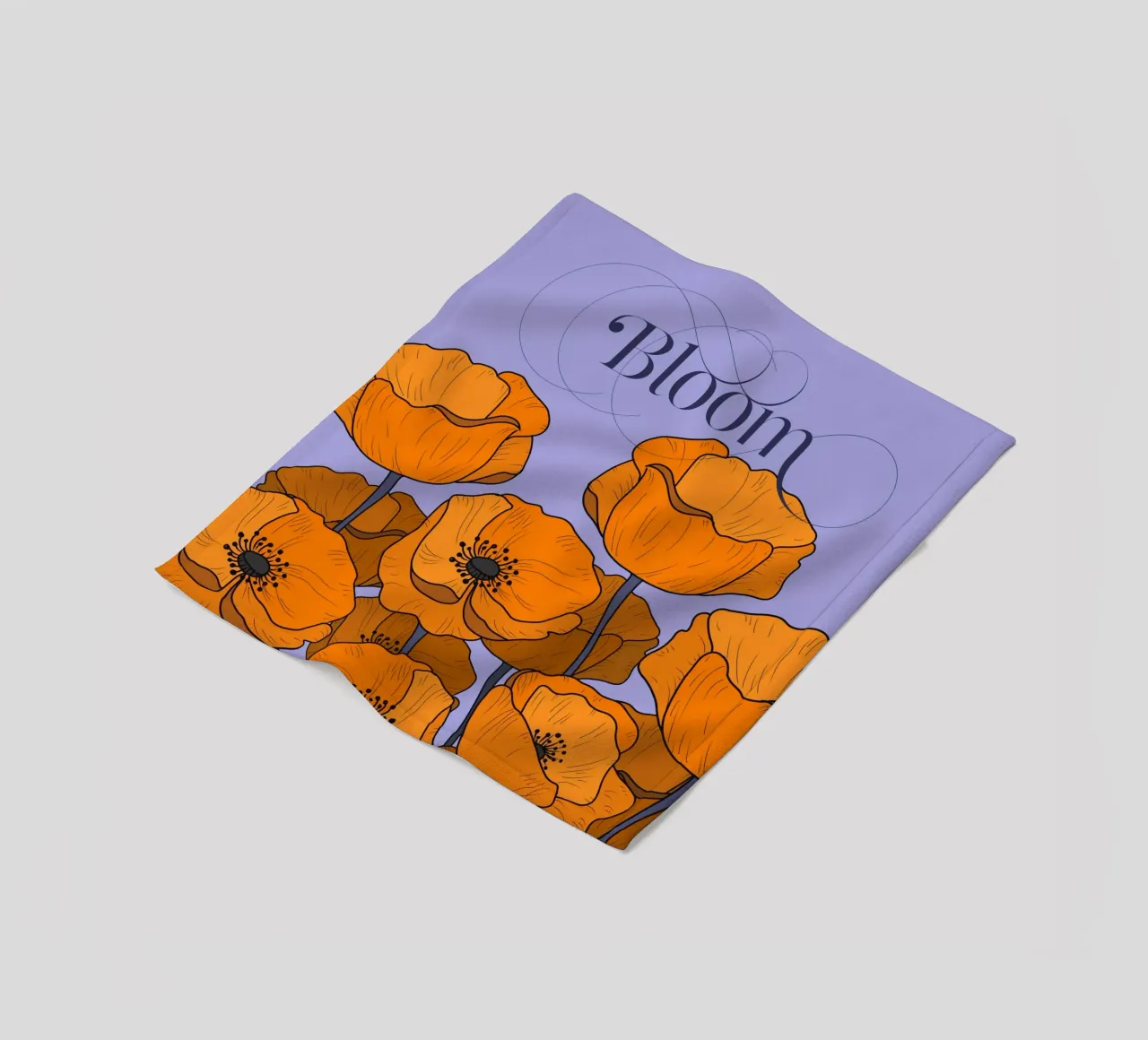 Bloom Pastel Version coperta in pile da designdn