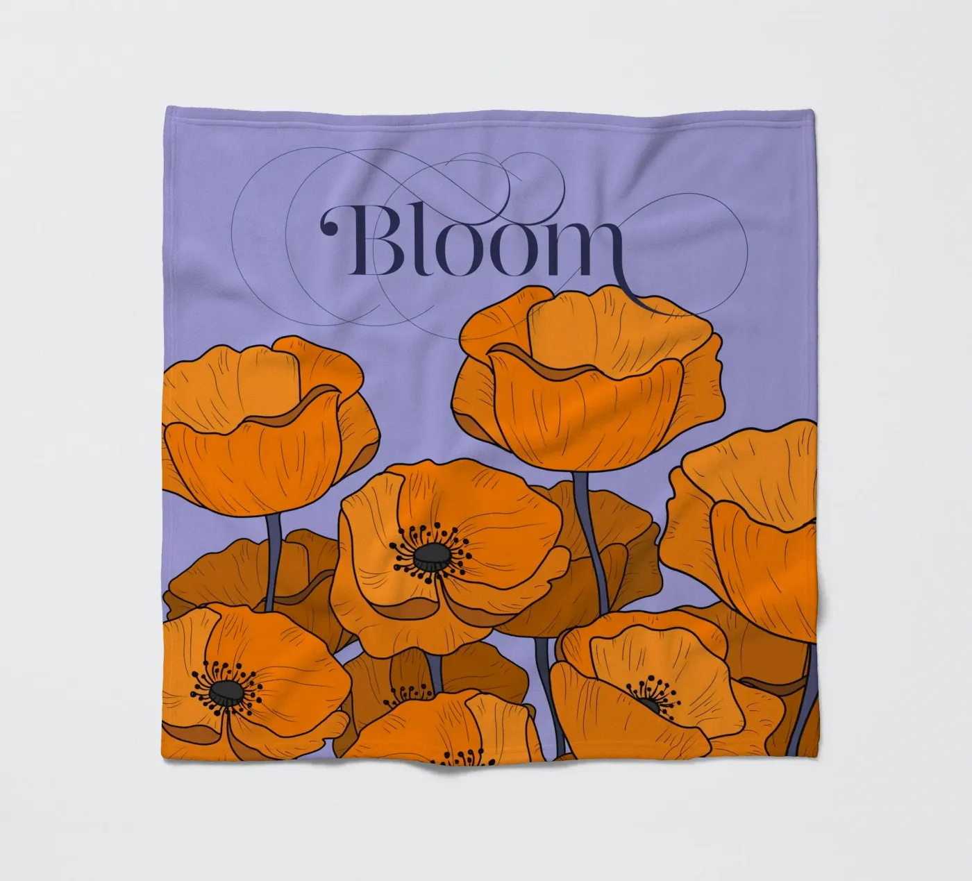 Bloom Pastel Version fleecedeken van DesigndN