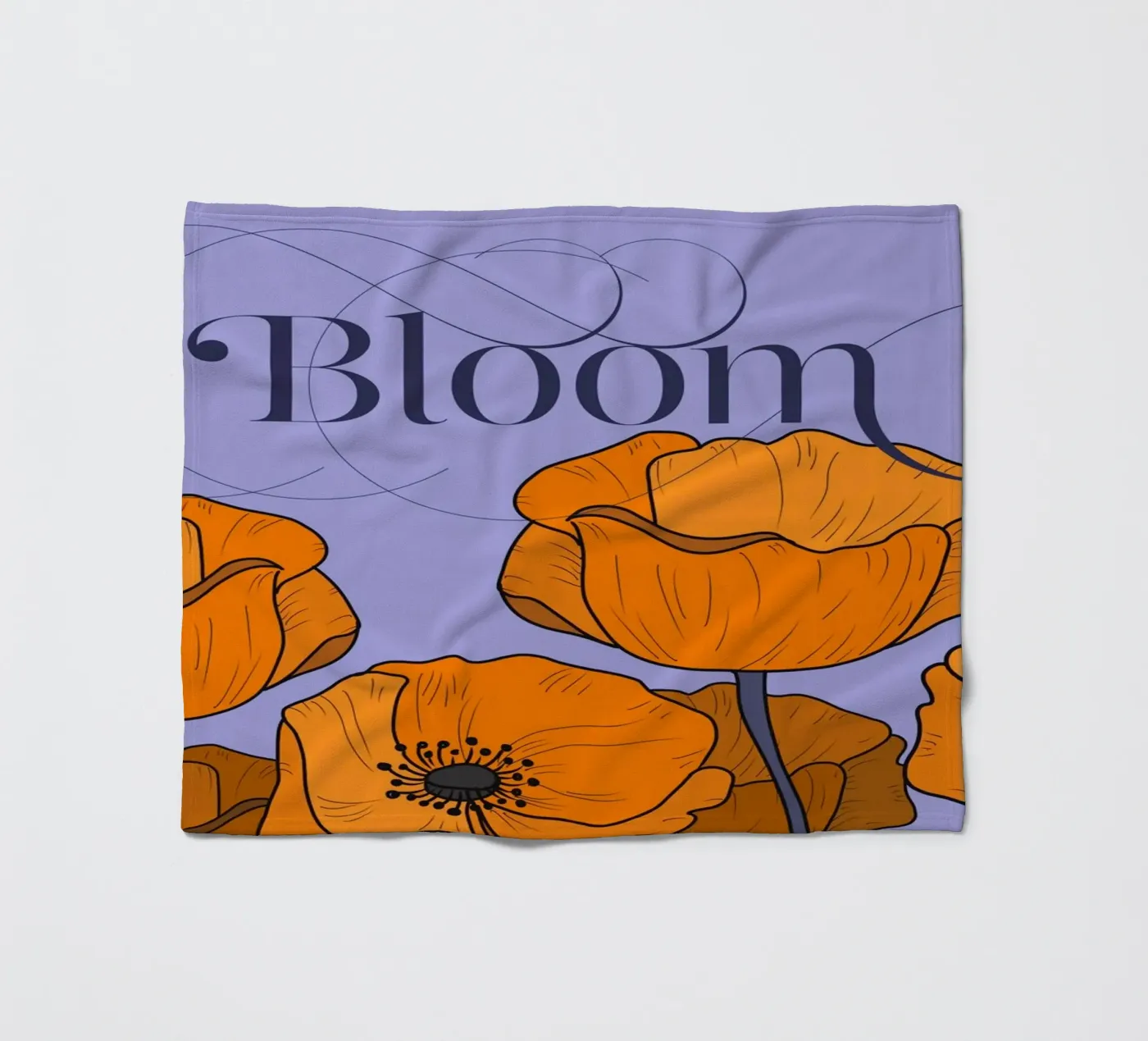 Bloom Pastel Version fleecedeken van DesigndN