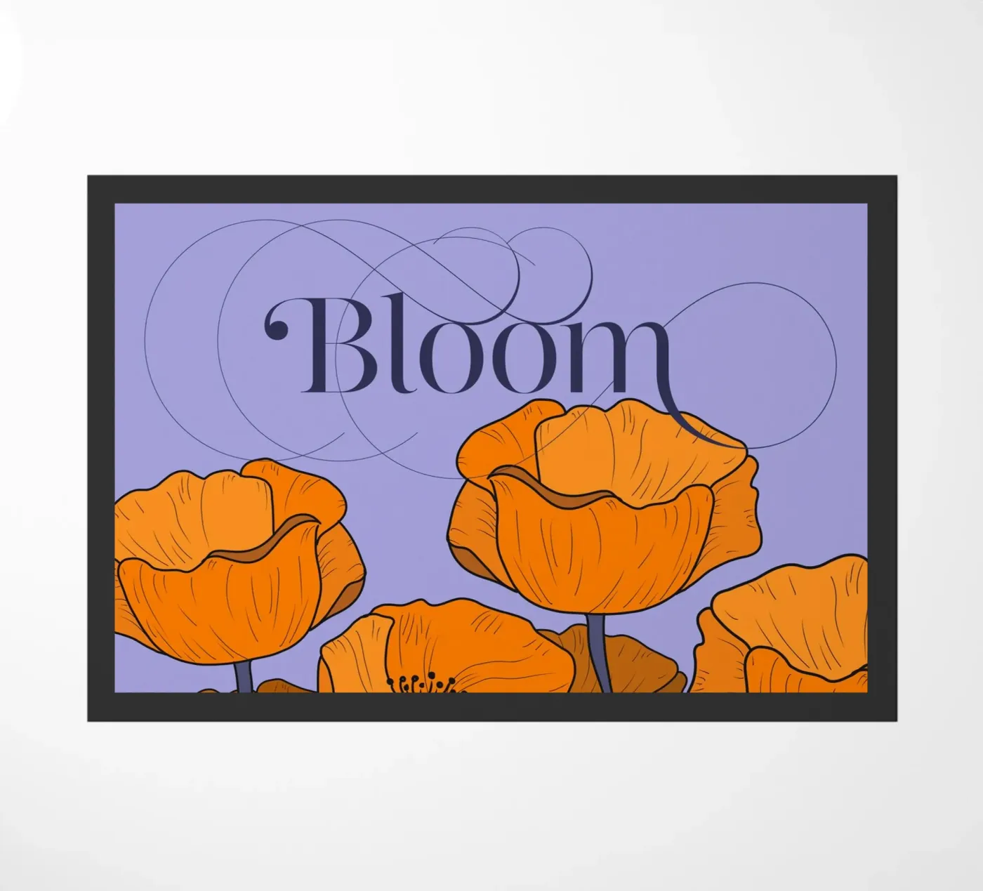 Bloom Pastel Version Fußmatte von DesigndN