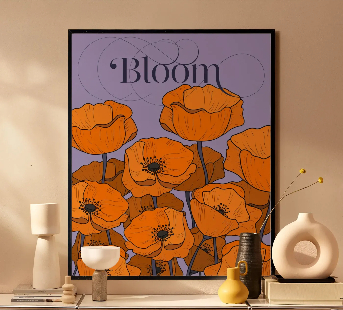 Bloom Pastel Version poster van DesigndN