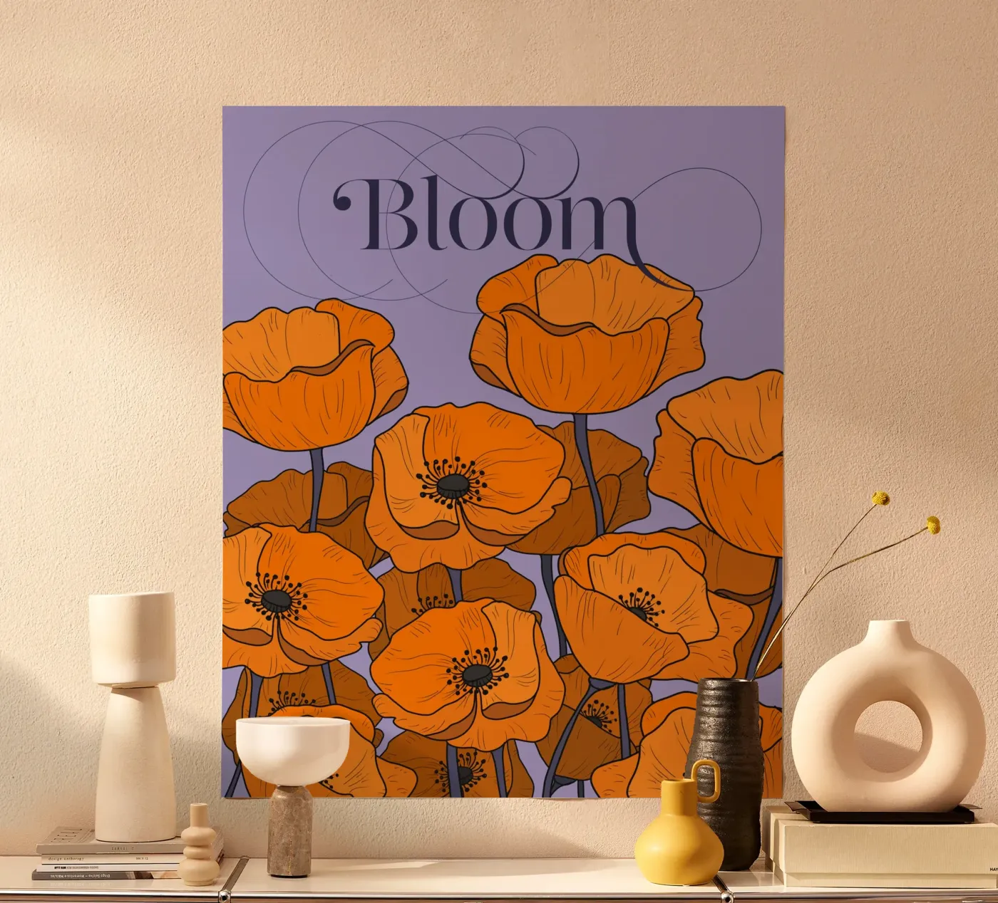 Bloom Pastel Version poster van DesigndN