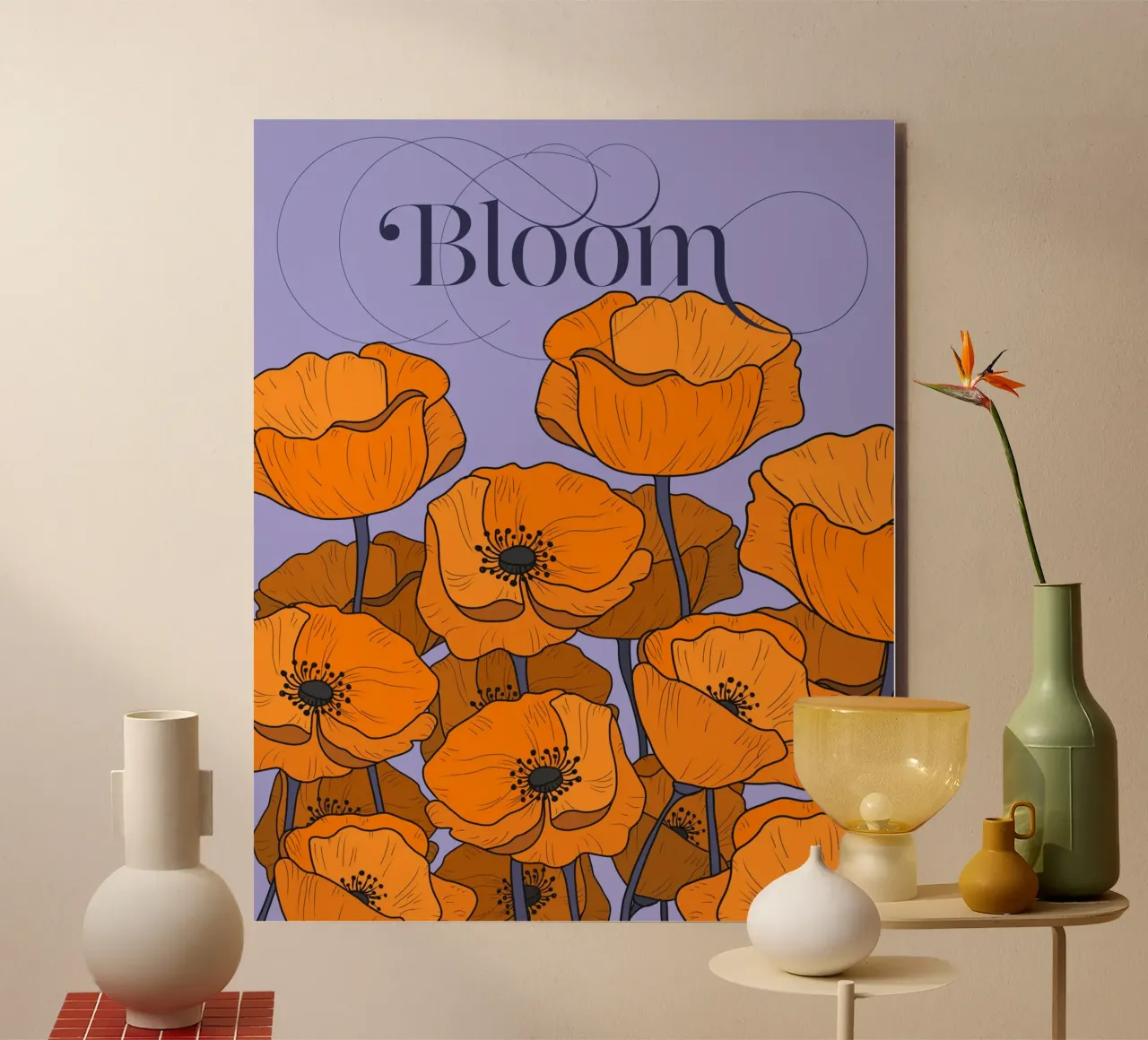 Bloom Pastel Version alluminio dibond da designdn