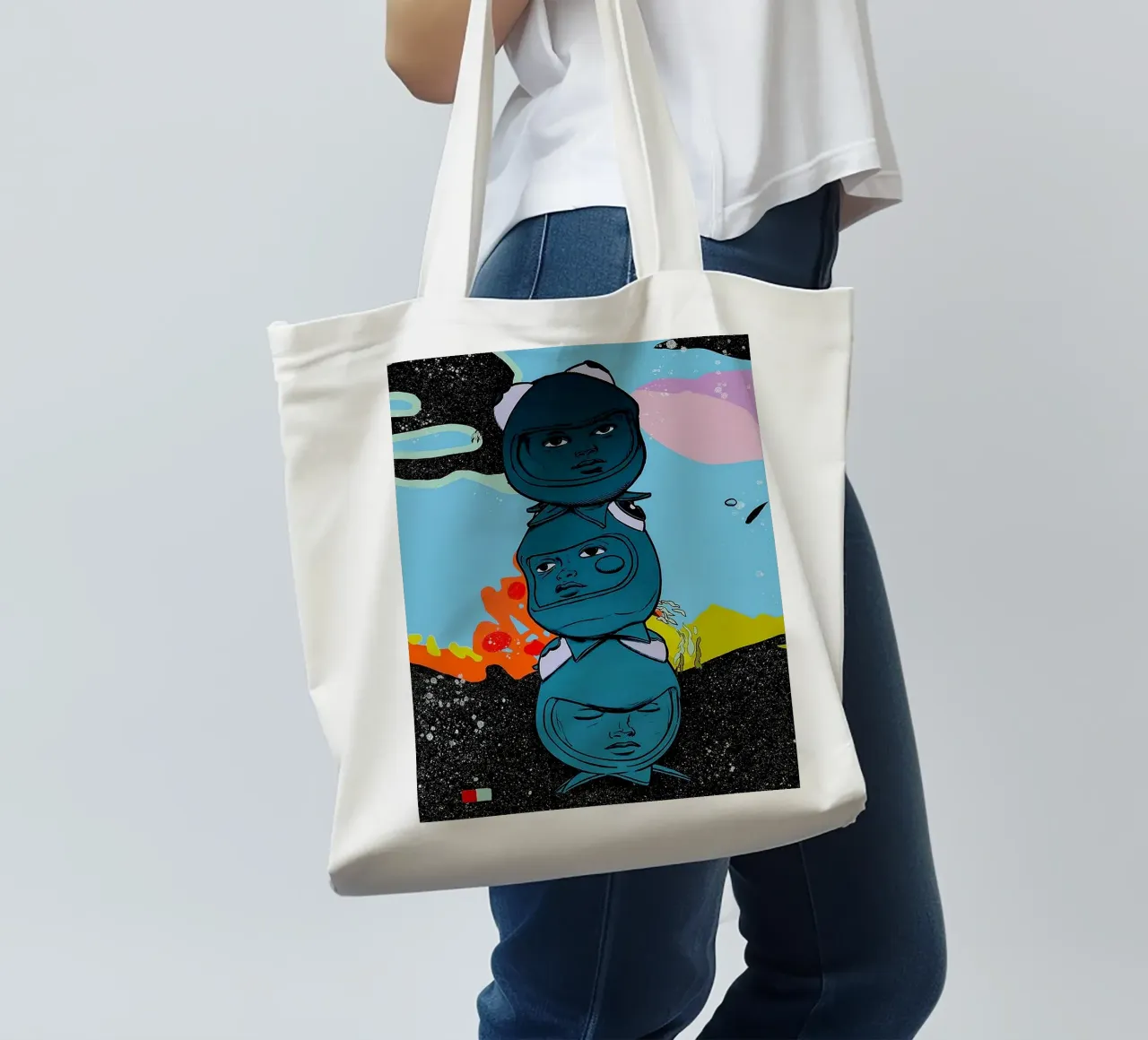 3 La via più difficile borsa in juta da Ettyhmoz