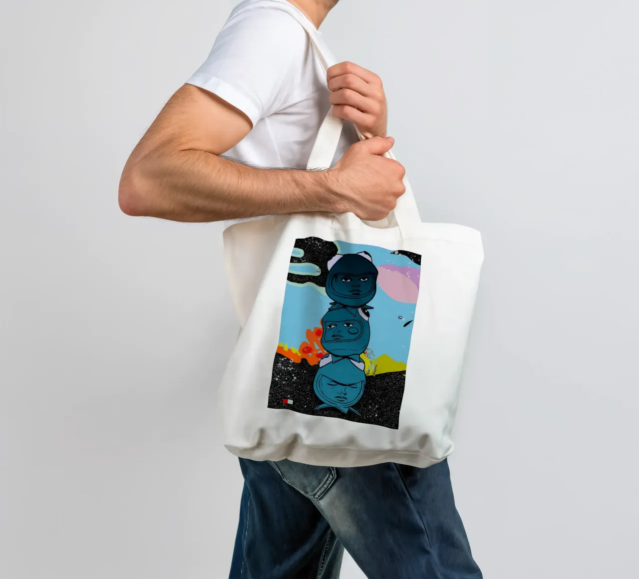 3 La via più difficile borsa in juta da Ettyhmoz