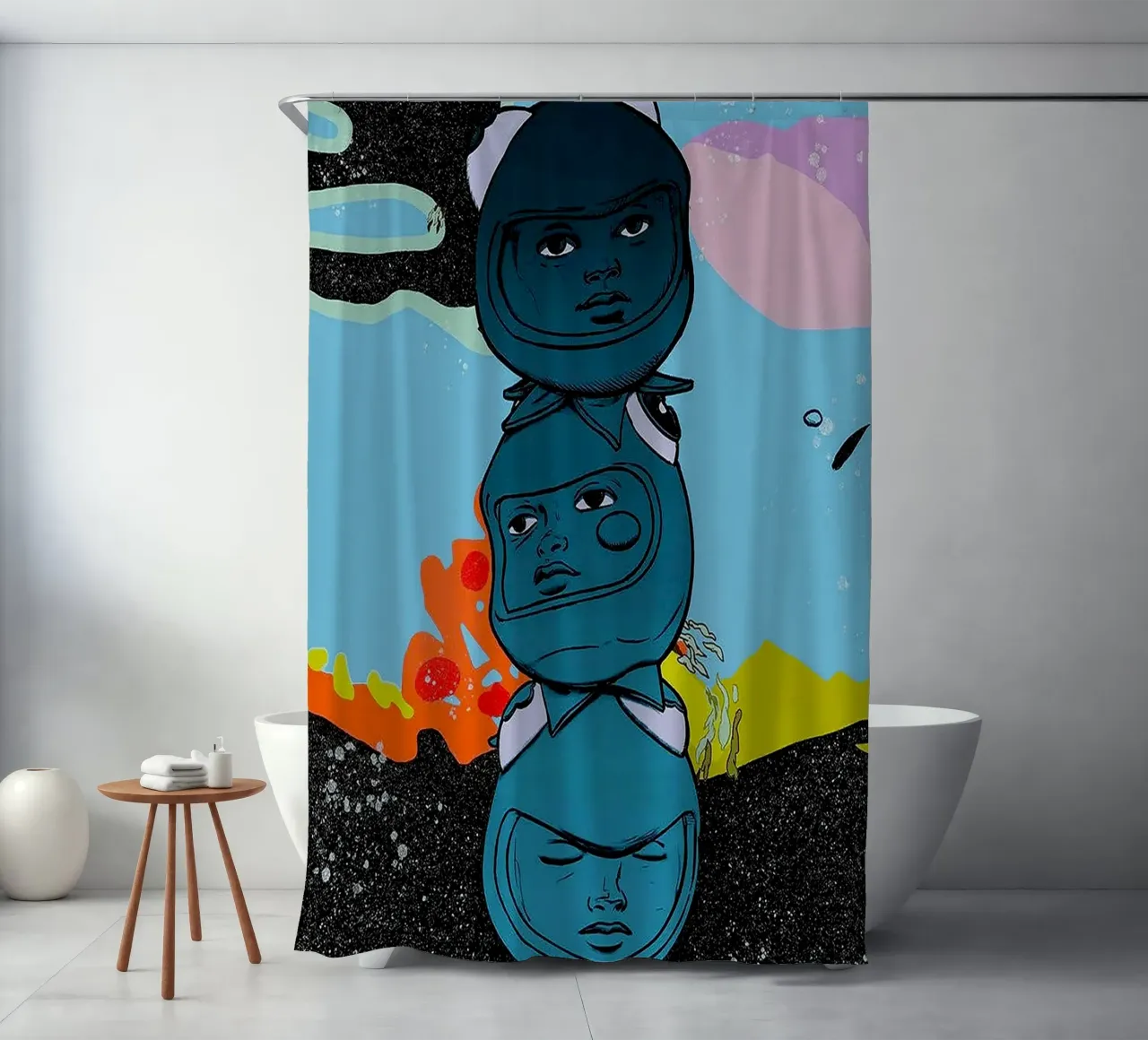 3 La via più difficile tenda da doccia da Ettyhmoz