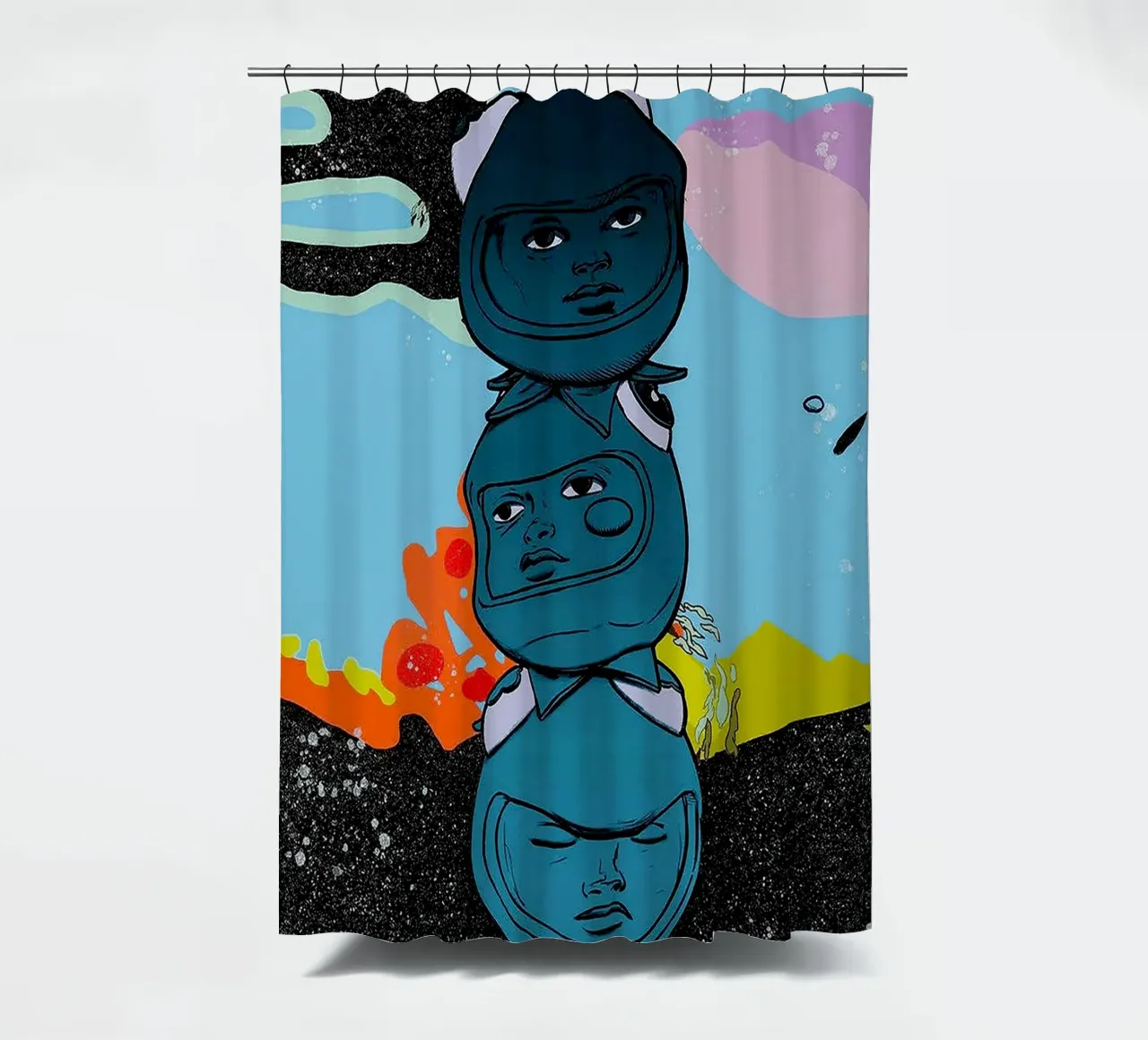 3 La via più difficile tenda da doccia da Ettyhmoz