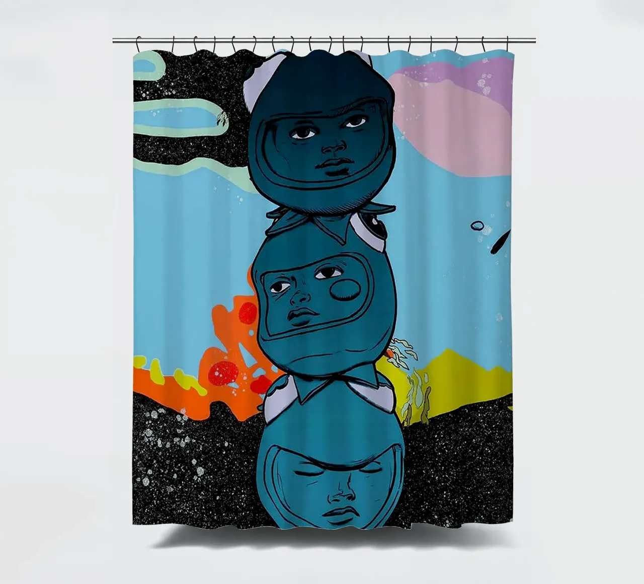 3 La via più difficile tenda da doccia da Ettyhmoz