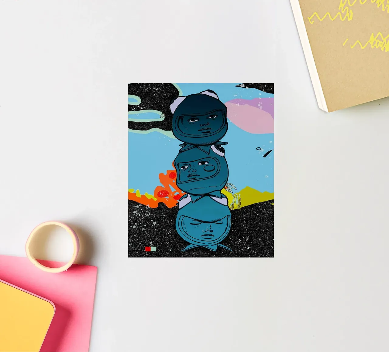 3 La via più difficile adesivo da Ettyhmoz