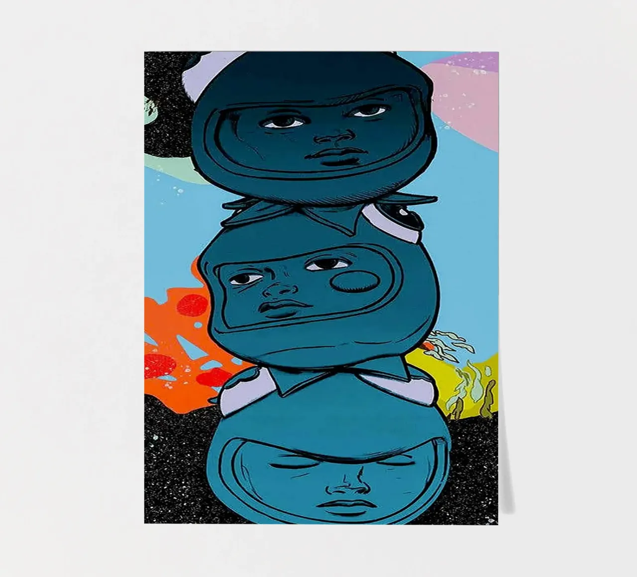 3 La via più difficile foglio adesivo da Ettyhmoz