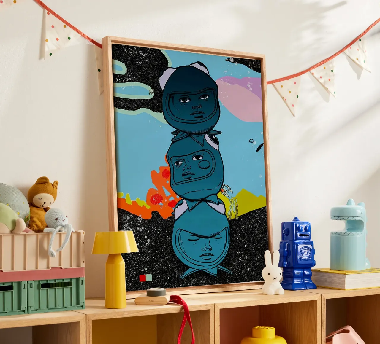 3 De moeilijke weg canvas van Ettyhmoz