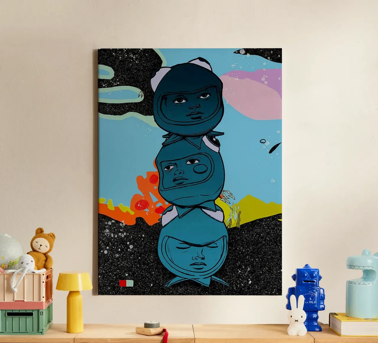 3 De moeilijke weg canvas van Ettyhmoz