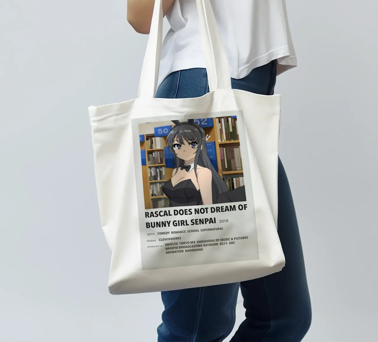 RASCAL DOES NOT DREAM OF BUNNY GIRL SENPAI 2018 borsa in juta da Totoya
