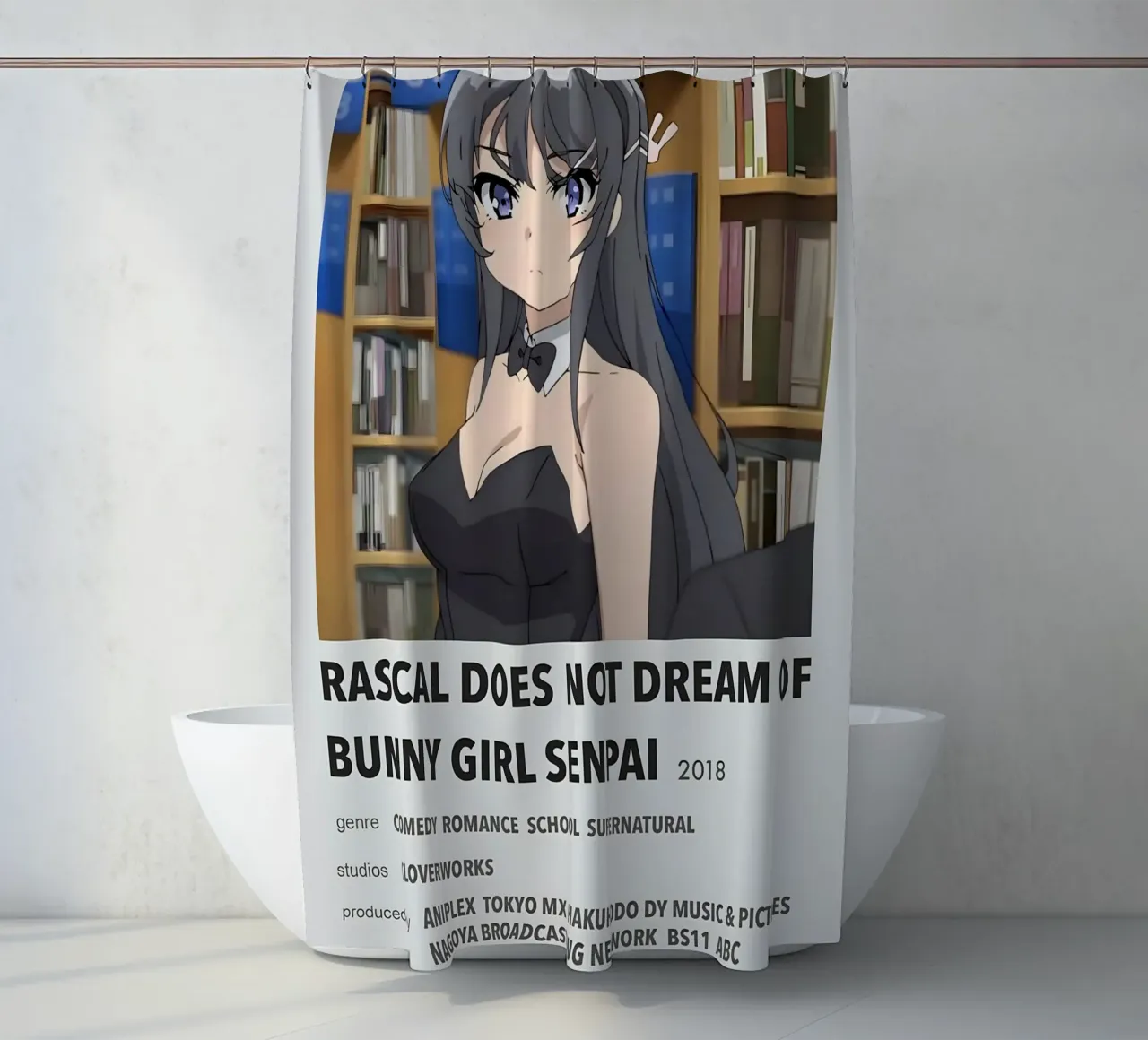 RASCAL DOES NOT DREAM OF BUNNY GIRL SENPAI 2018 tenda da doccia da Totoya
