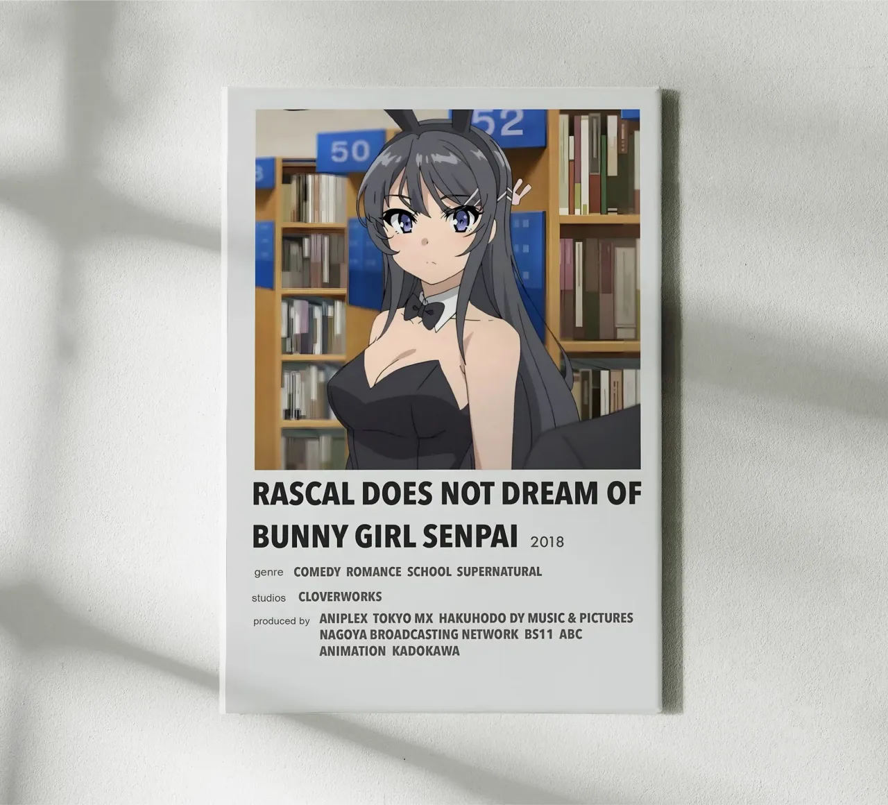 RASCAL DOES NOT DREAM OF BUNNY GIRL SENPAI 2018 tela da Totoya