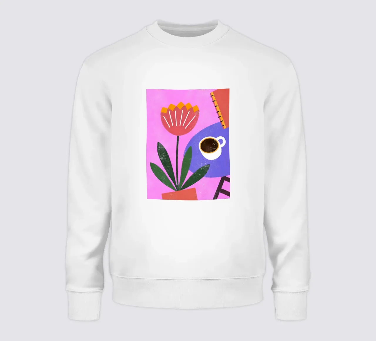 Fiori retrò pop felpa da THE LATEST SHOP