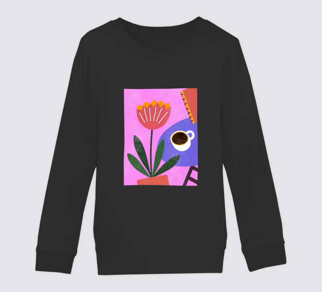 Fiori retrò pop felpa bambino da THE LATEST SHOP