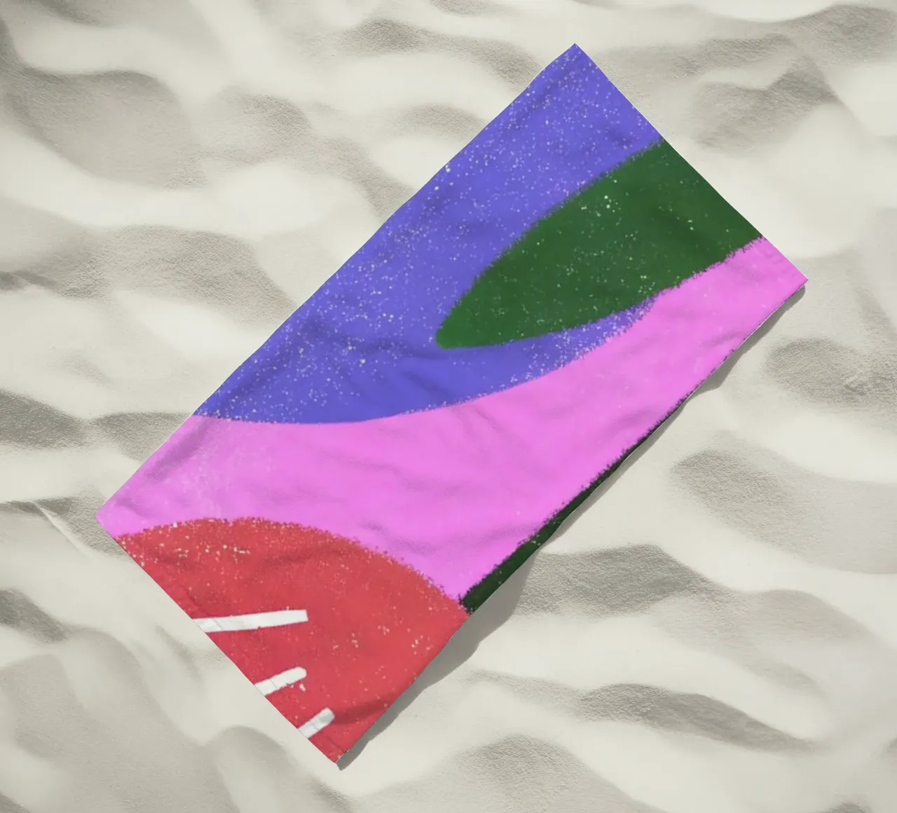 Fiori retrò pop telo mare da THE LATEST SHOP