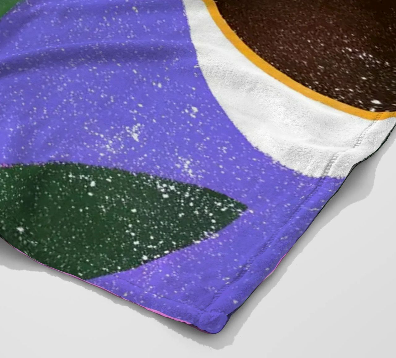 Fiori retrò pop coperta in pile da THE LATEST SHOP