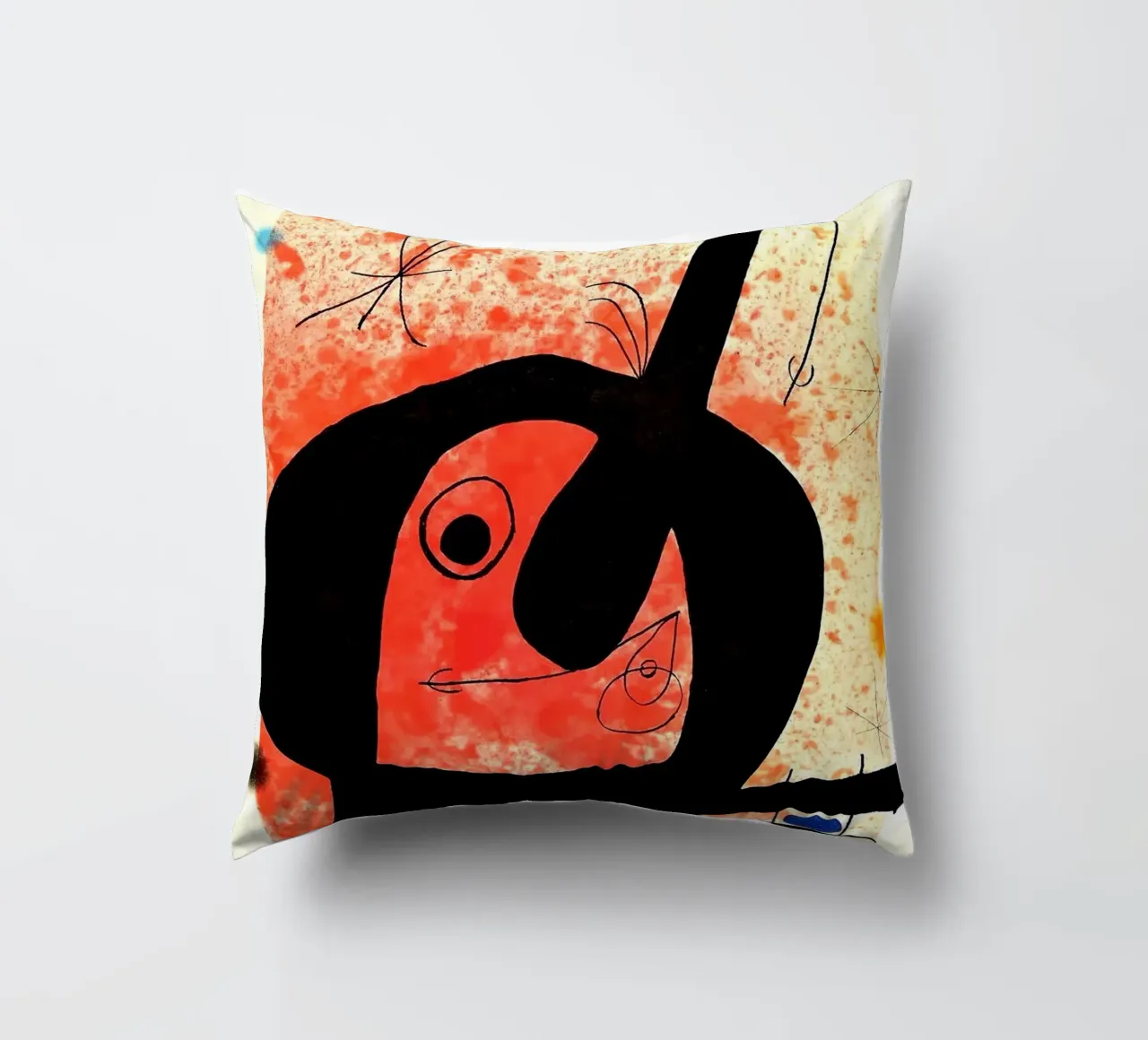 The Powerful Thinker 1969 decorative cushion by Ettyhmoz