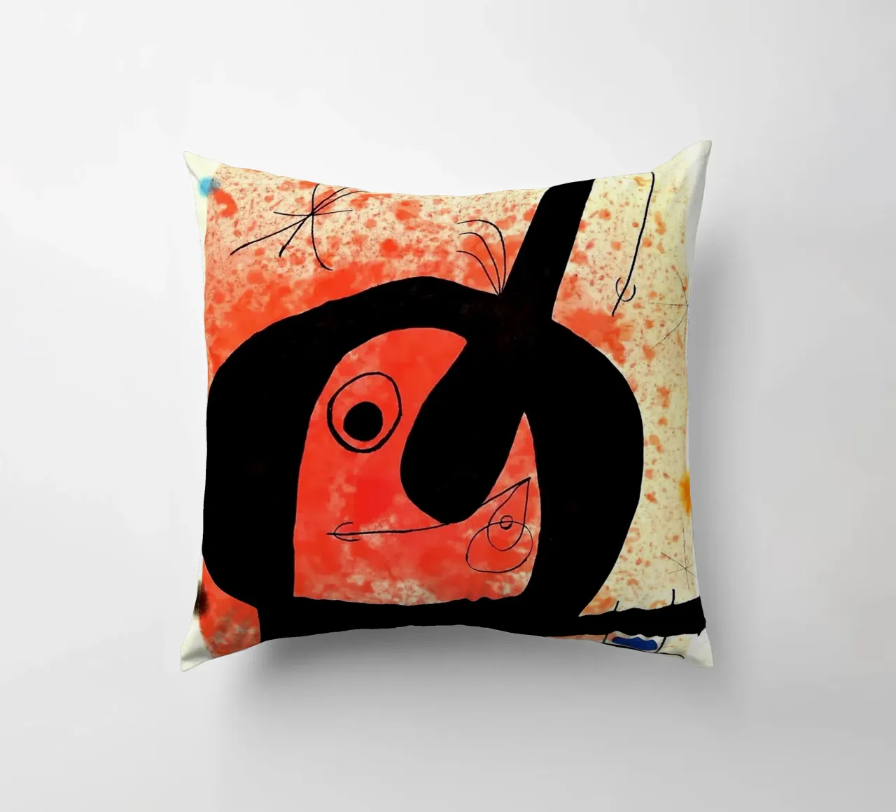 The Powerful Thinker 1969 decorative cushion by Ettyhmoz