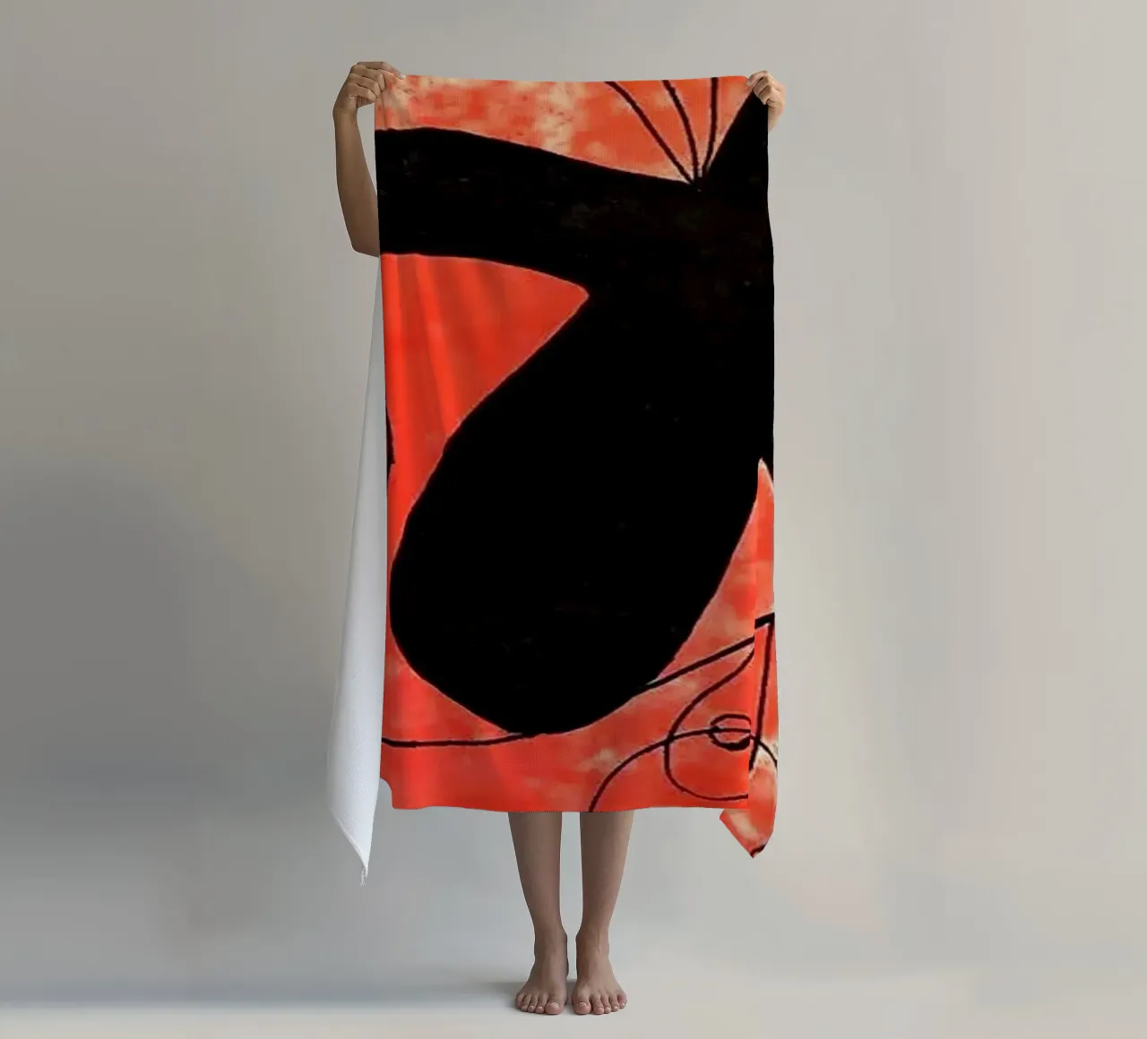 The Powerful Thinker 1969 beach towel by Ettyhmoz
