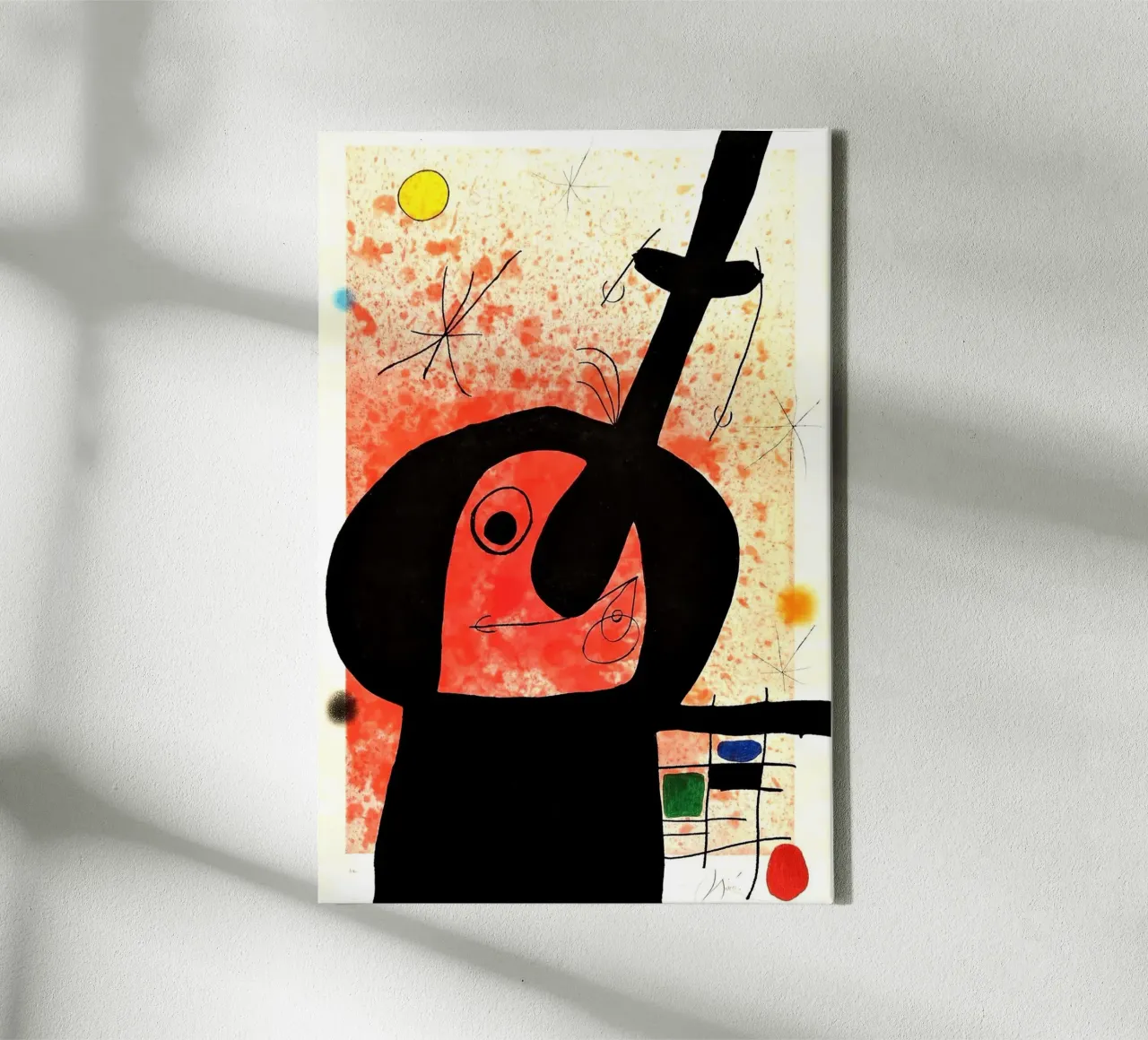 The Powerful Thinker 1969 canvas with Floater frame by Ettyhmoz
