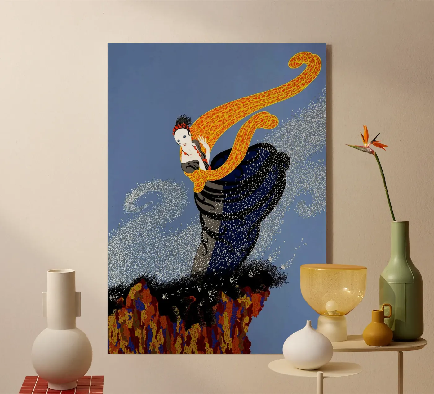 Um 1982 Acryl-Glas von Ettyhmoz