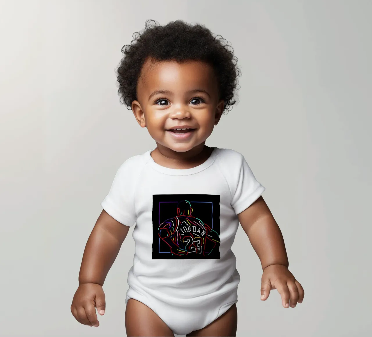 Jordan body neonato maniche corte da Van Orton Design