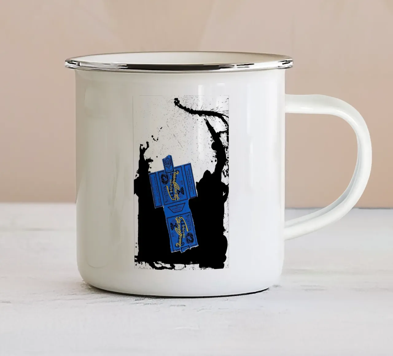 Bastos 1975 tazza in smalto da Ettyhmoz