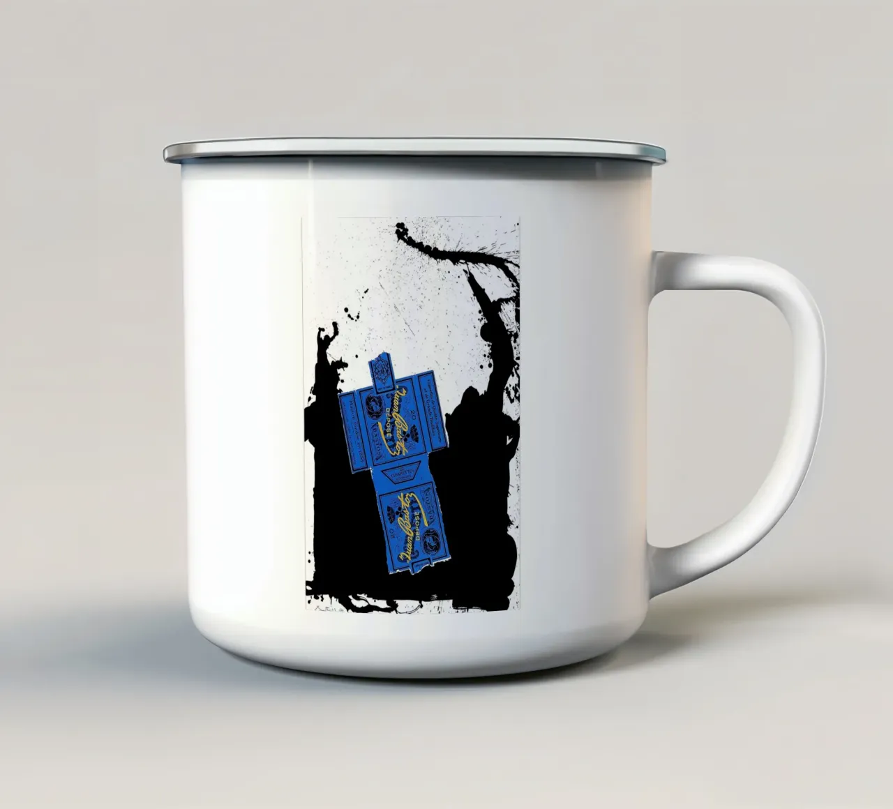 Bastos 1975 tazza in smalto da Ettyhmoz