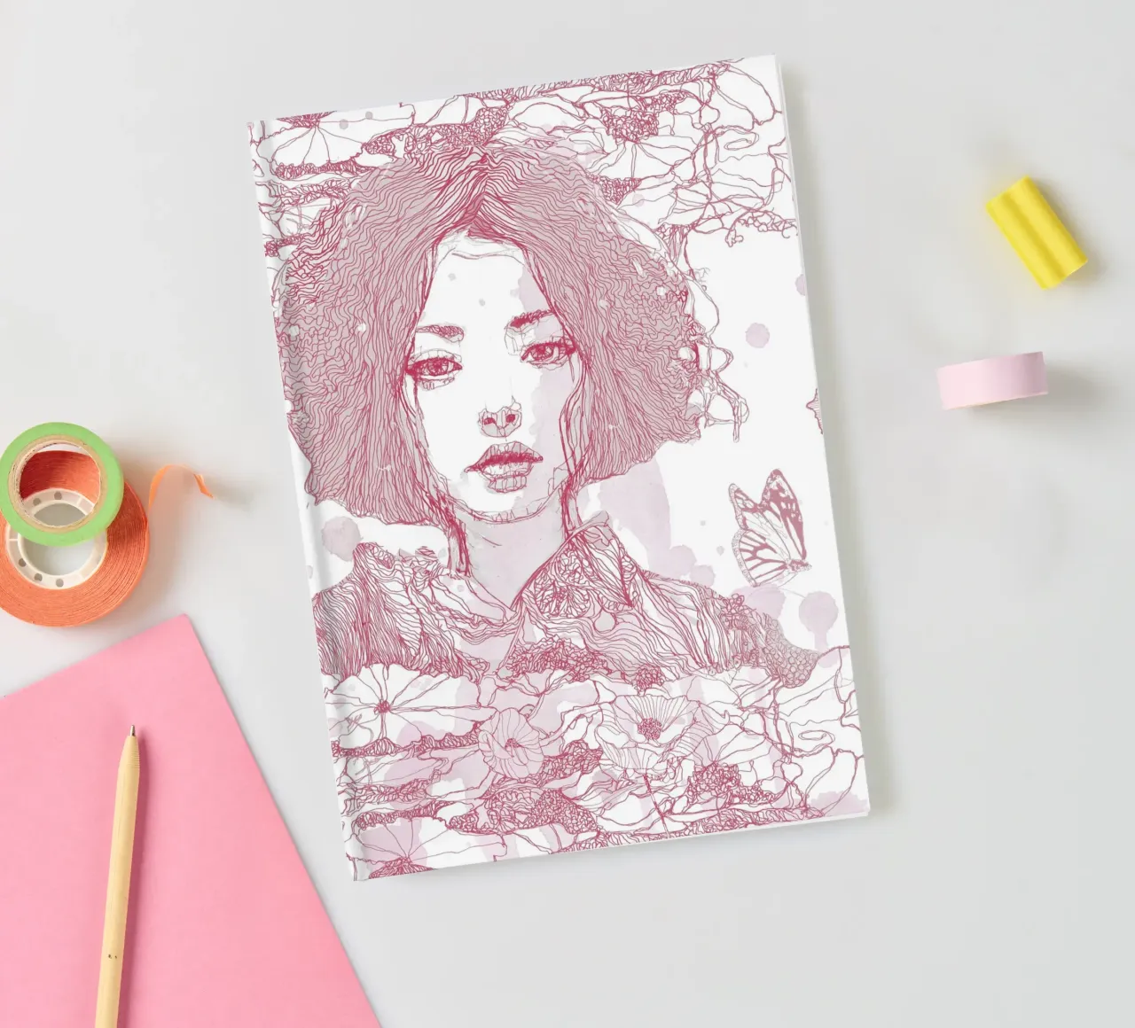 butterfly notebook by Giulio Iurissevich