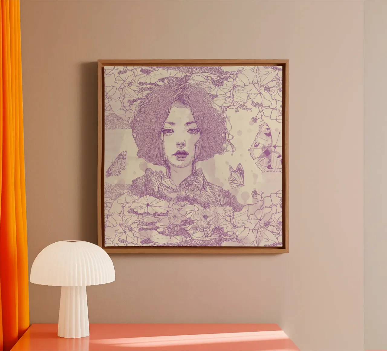 boter2 canvas met Baklijst van Giulio Iurissevich