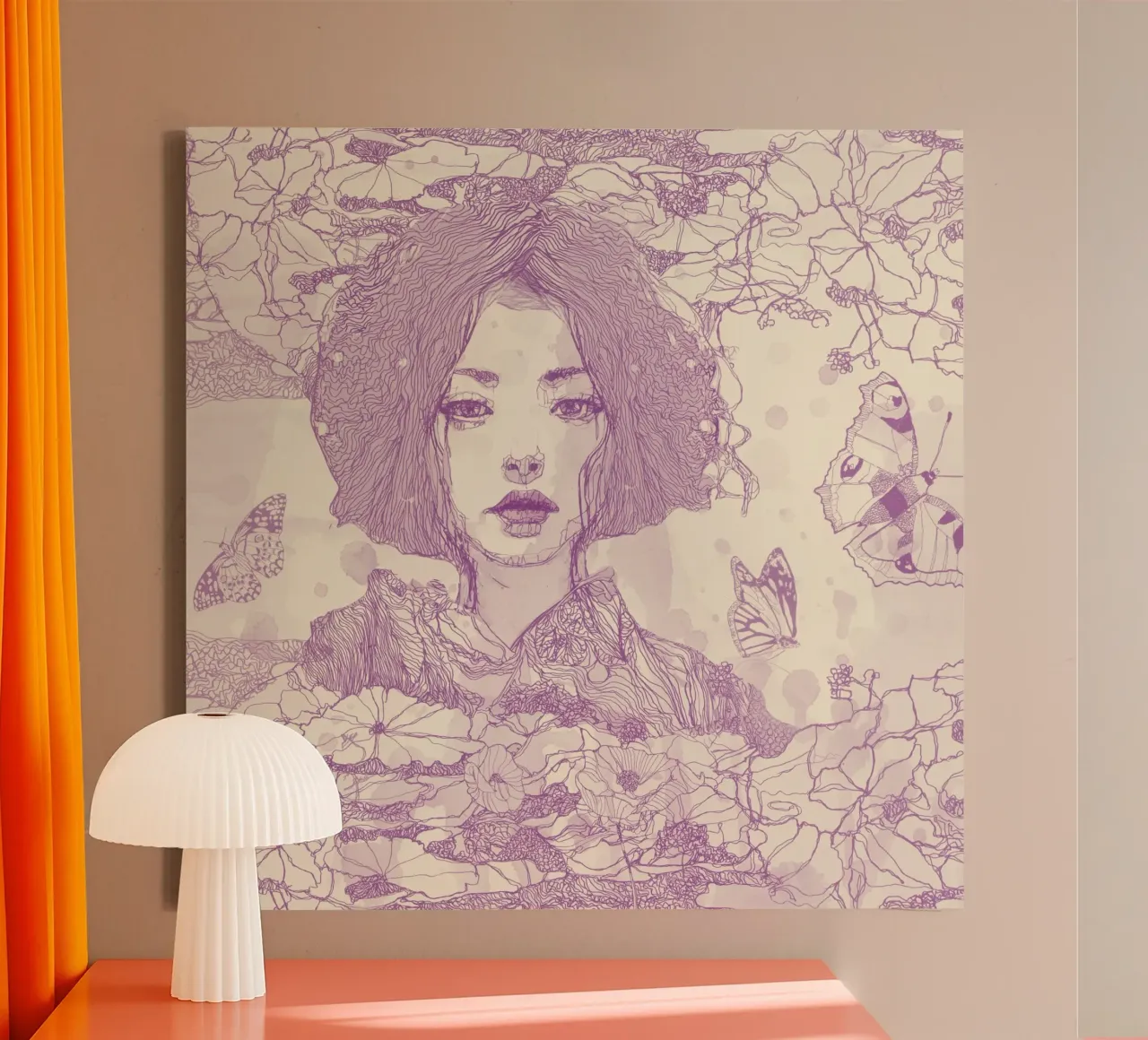 boter2 canvas met Baklijst van Giulio Iurissevich