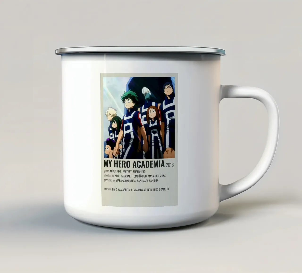 MY HERO ACADEMIA 2016 tazza in smalto da Totoya
