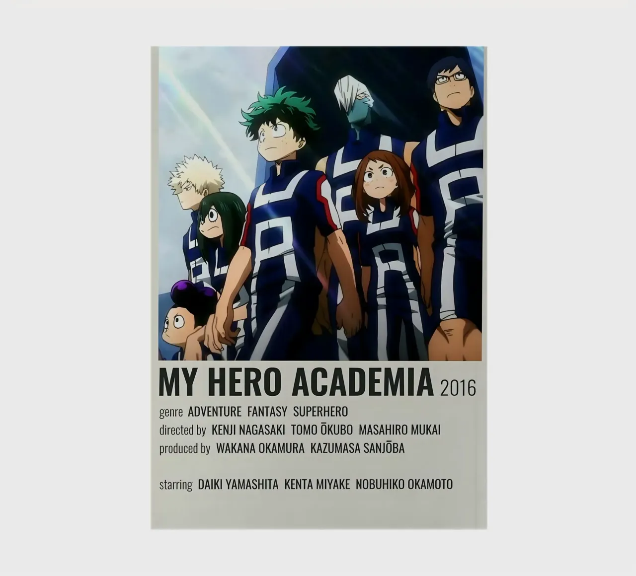 MY HERO ACADEMIA 2016 notebook by Totoya