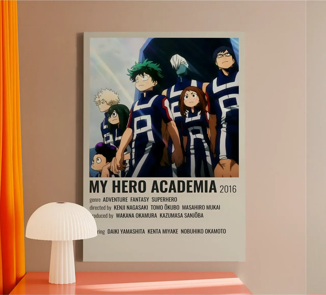 MY HERO ACADEMIA 2016 canvas by Totoya