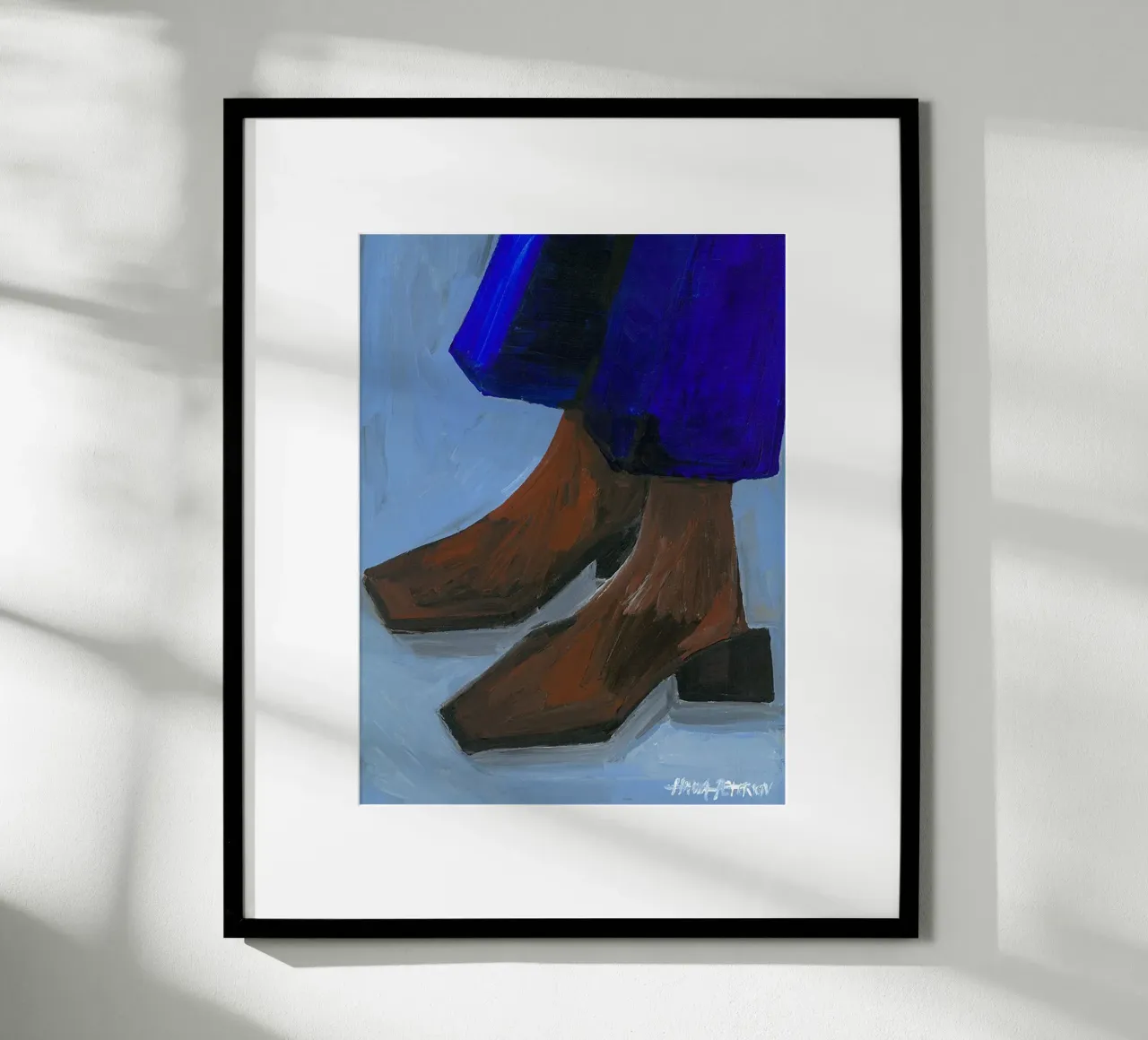 Hanna Peterson - Stivali e Blues poster da Davidprint