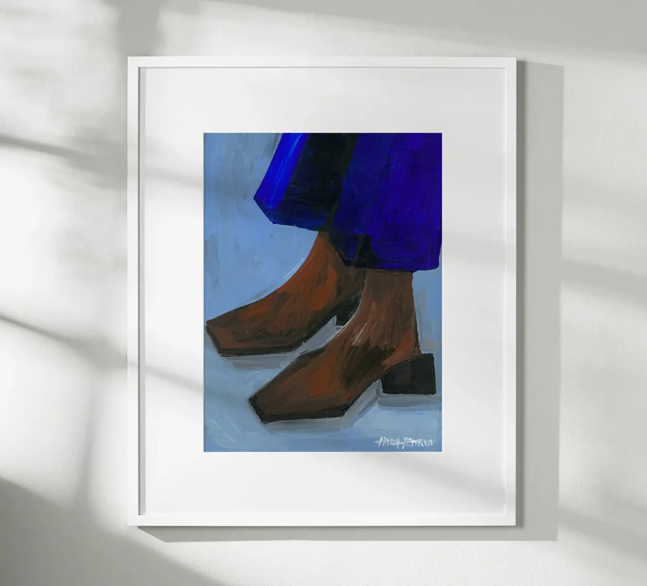 Hanna Peterson - Stivali e Blues poster da Davidprint