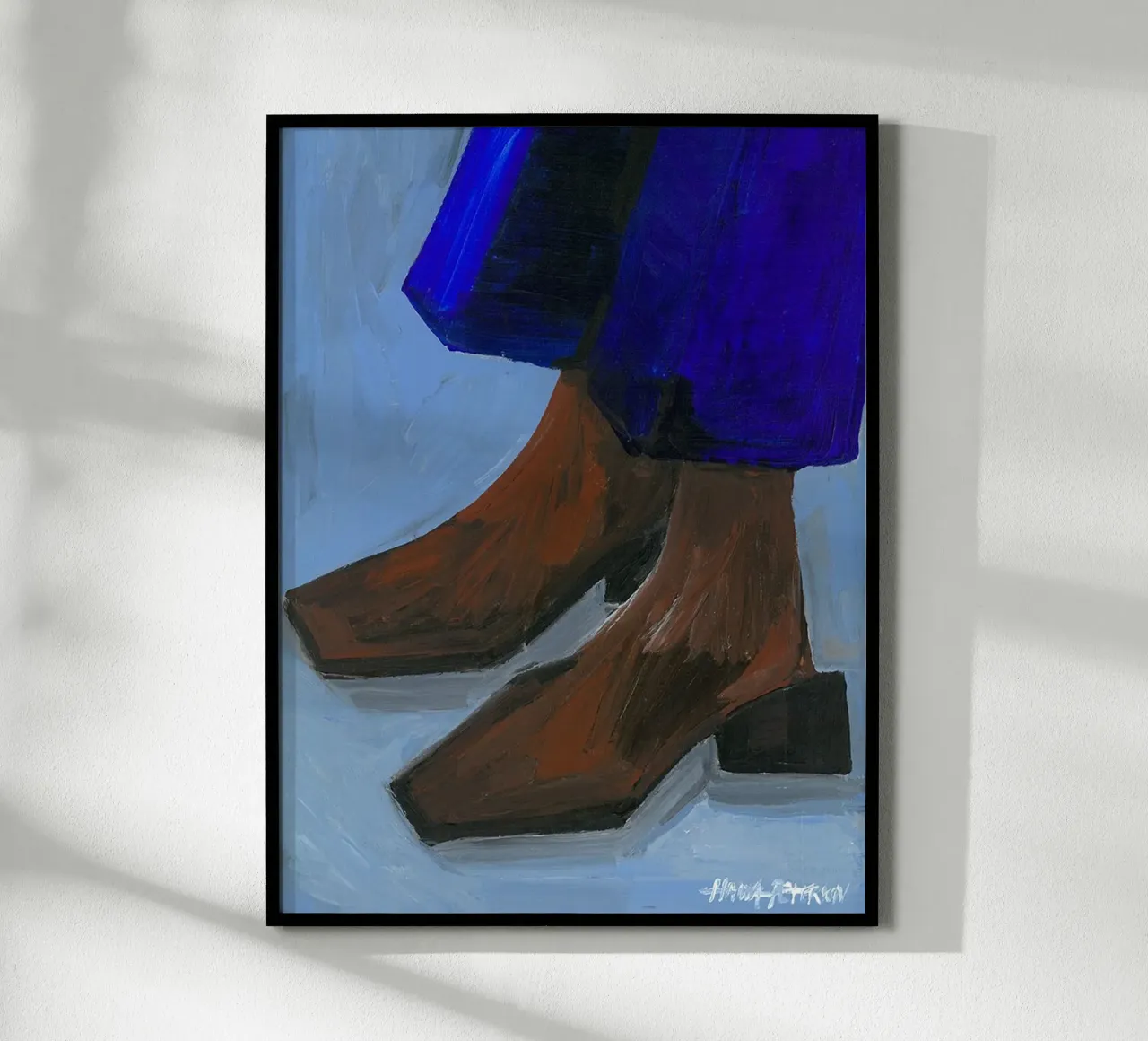 Hanna Peterson - Stivali e Blues poster da Davidprint
