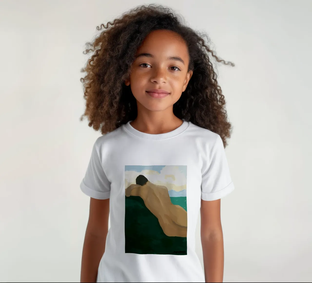 Hanna Peterson - By The Sea kids t-shirt by Davidprint