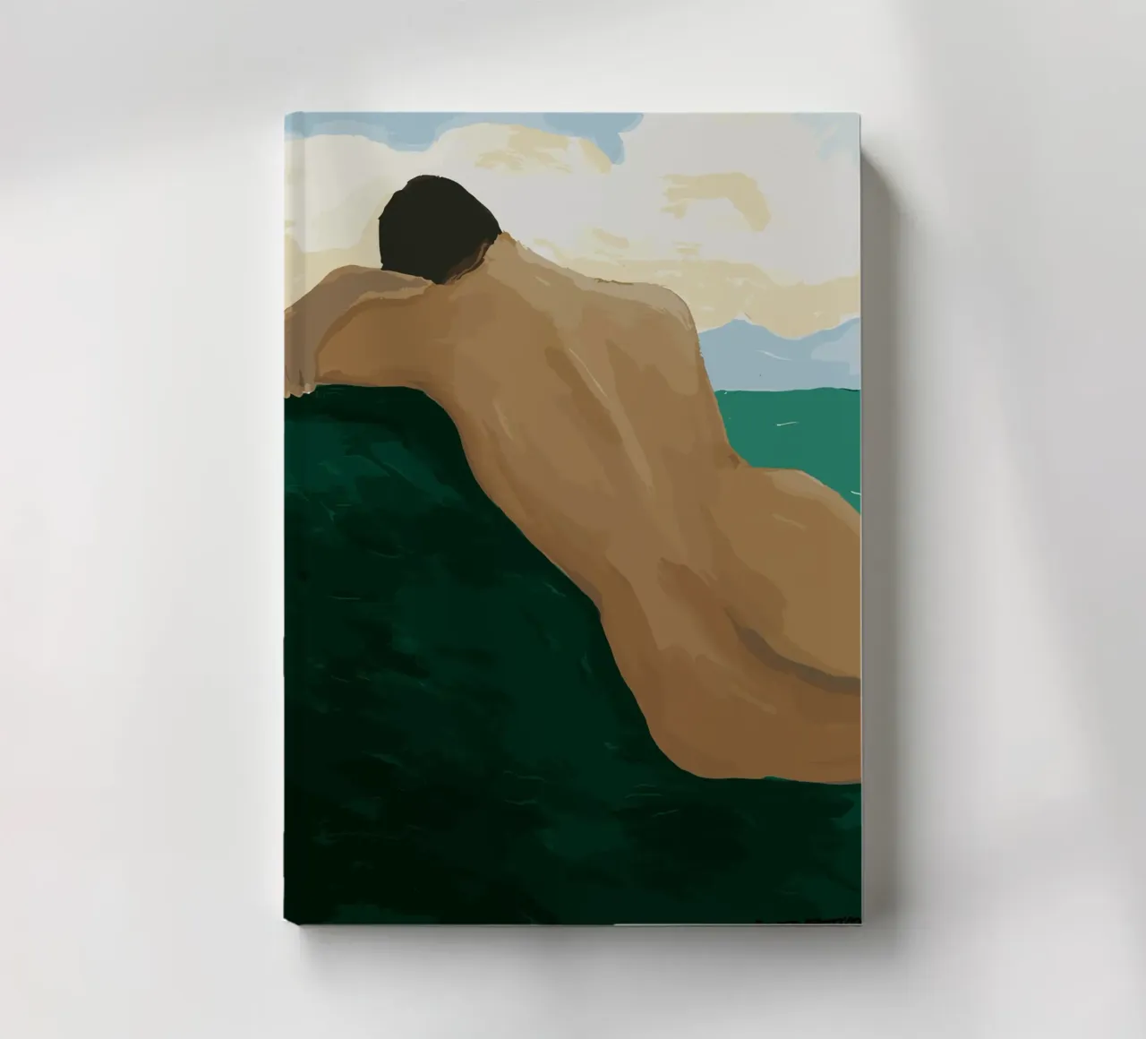 Hanna Peterson - By The Sea notebook by Davidprint
