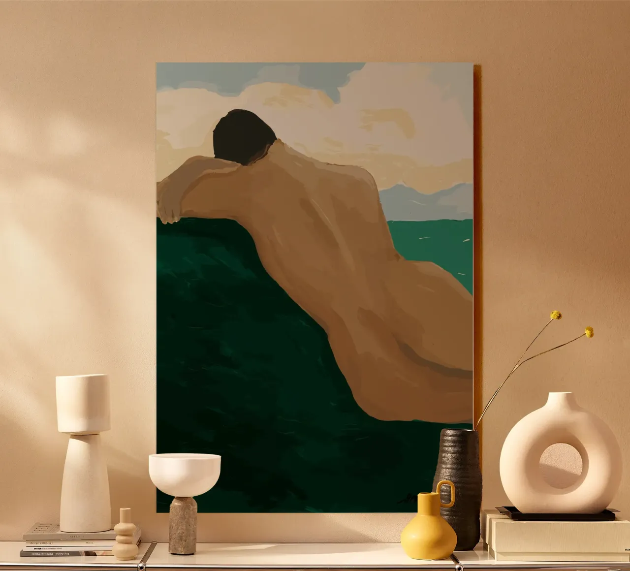 Hanna Peterson - In riva al mare plexiglass da Davidprint