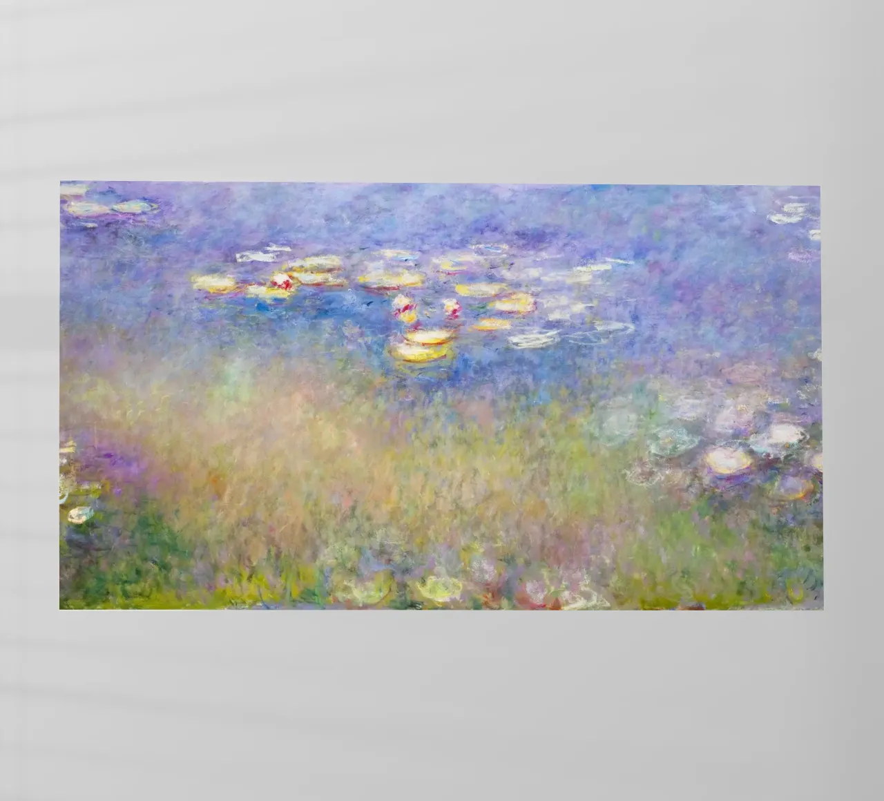 Le ninfee di Claude Monet (1915-1916) pellicola backlit da Monet Art Prints