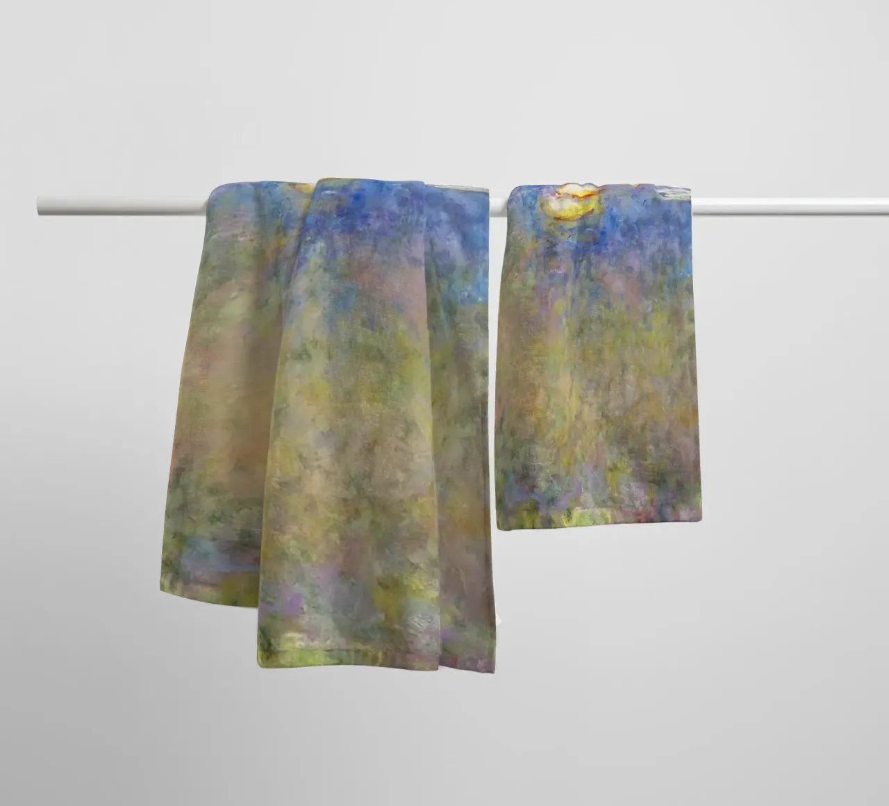 Le ninfee di Claude Monet (1915-1916) asciugamano da bagno da Monet Art Prints