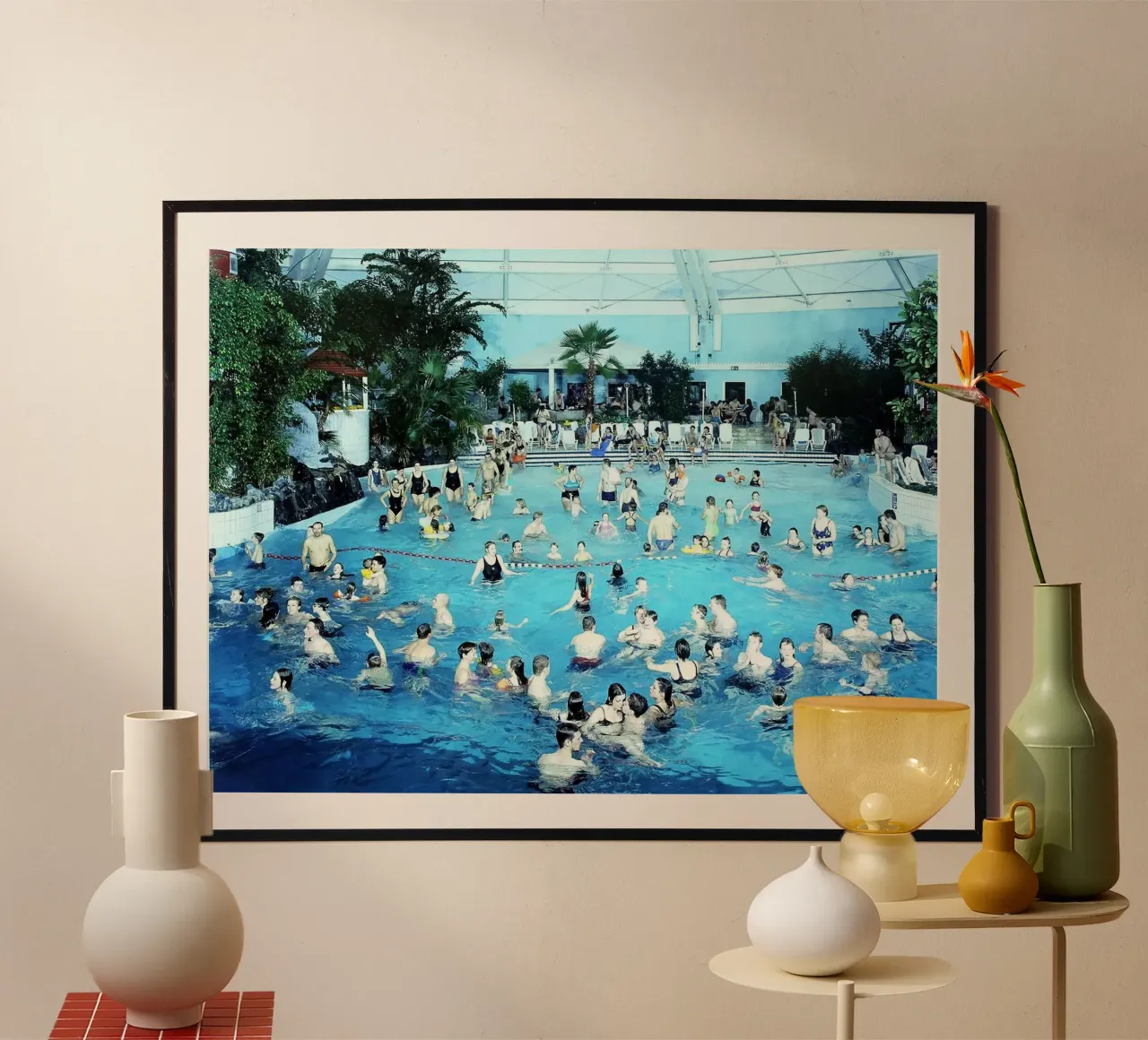 De Haan Kiss offset lithograph poster with aluminum frame by Ettyhmoz